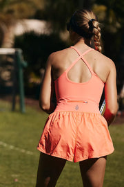 Free People Movement - Righteous Runsie - Adult (OB1227782-6694) - Neon Coral