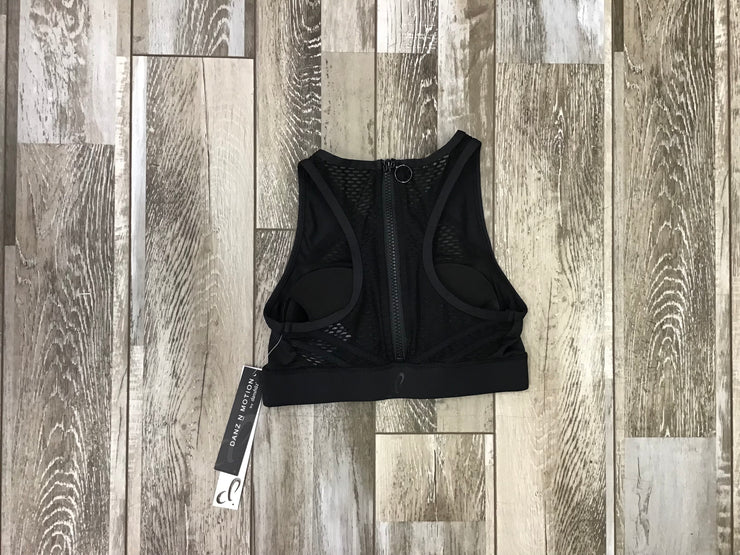 Danz N Motion - Mesh Sports Bra Top - Adult (2745A) - Black - Final Sale