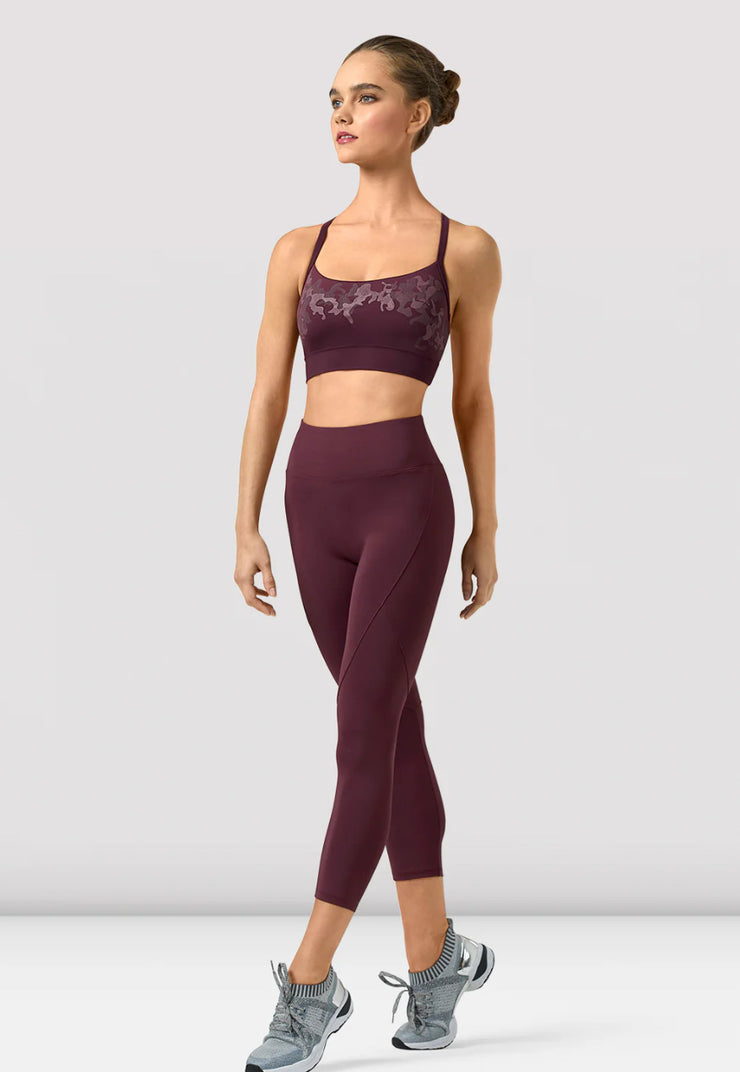 Bloch - Ladies Polina Mirage Print Mesh Crop Top - Adult (Z9347) - Maskerade