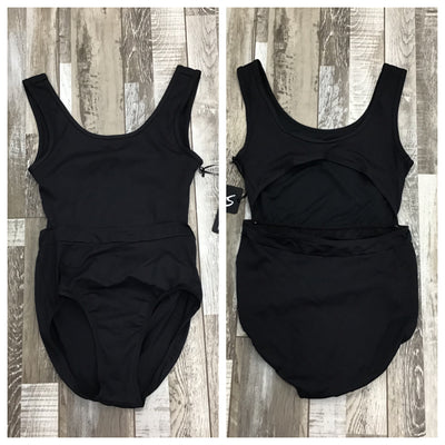 Suffolk - Chromatic Scoop Front Tank Leotard - Adult (2546A) - Black