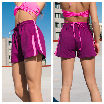 Tiger Friday - Joker Track Shorts - Child/Adult - Dahlia