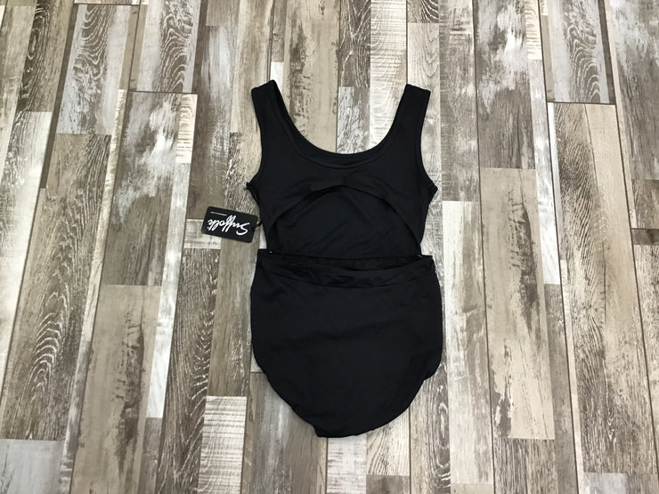 Suffolk - Chromatic Scoop Front Tank Leotard - Adult (2546A) - Black