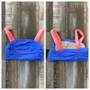 XO Dance Co - Sassy Scrunch Top - Child (24009) - Neon Royal