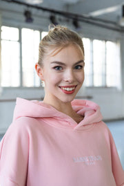 Barre Trash - The Oversized Hoodie - Adult (BT-OH) - Ballerina Pink