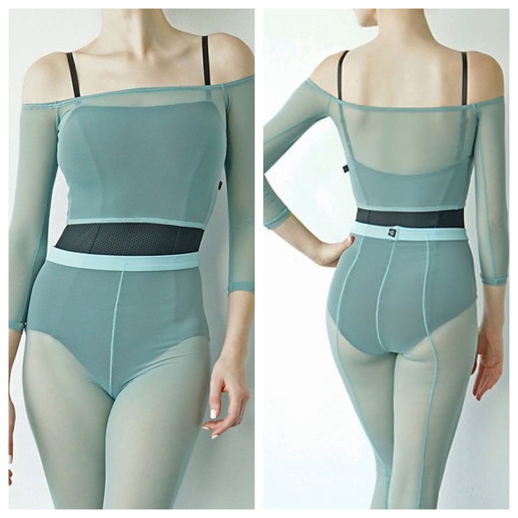 Jule Dancewear - Meshies Crop Top - Adult (MESHCT) - Assorted