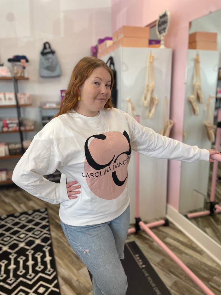 Carolina Dancewear Logo Sweatshirt - Child/Adult - White