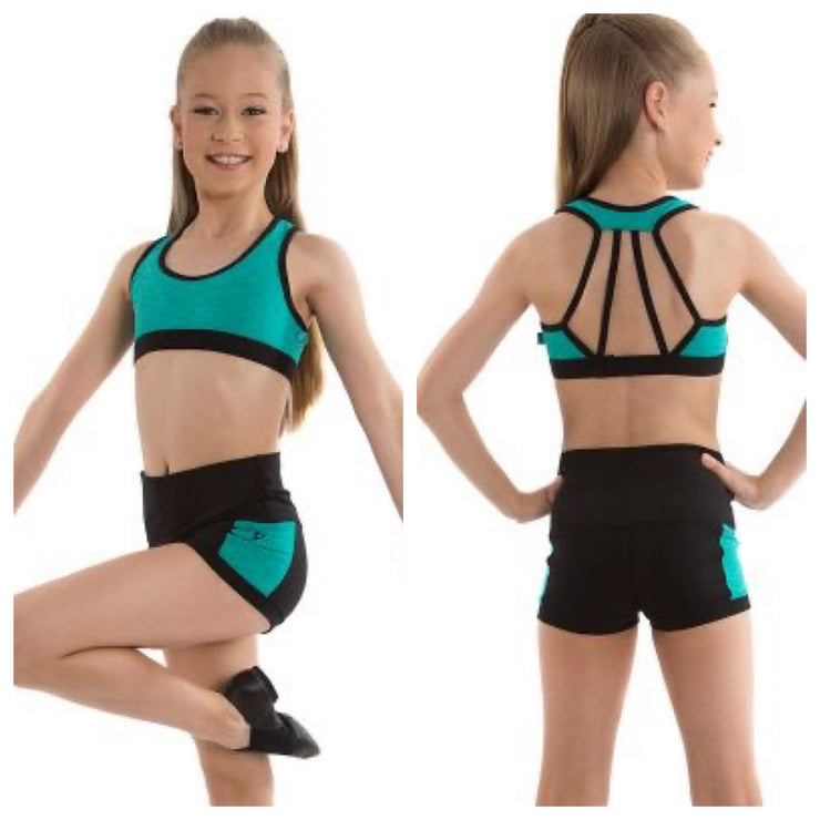 Energetiks - Ava Crop Top - Adult (AC118-VBG) - Vibrant Green - Final Sale