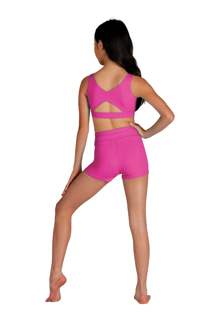 Danz N Motion - Evlynn Top - Child (24308C) - Neon Pink