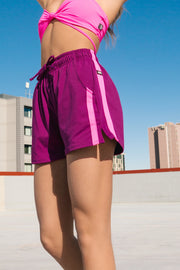 Tiger Friday - Joker Track Shorts - Child/Adult - Dahlia