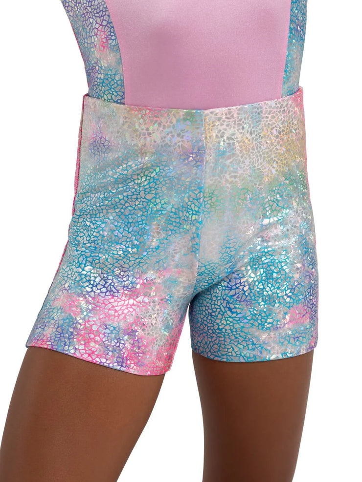Capezio - Unicorn Disco Unicorn Shorts - Child (12307C) - Unicorn