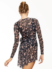 Eleve Dancewear - Wrap Top - Adult - Flourish Storm Mesh