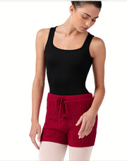 Bloch - Lutina Pull On Shorts - Adult (R90006) - Cherry
