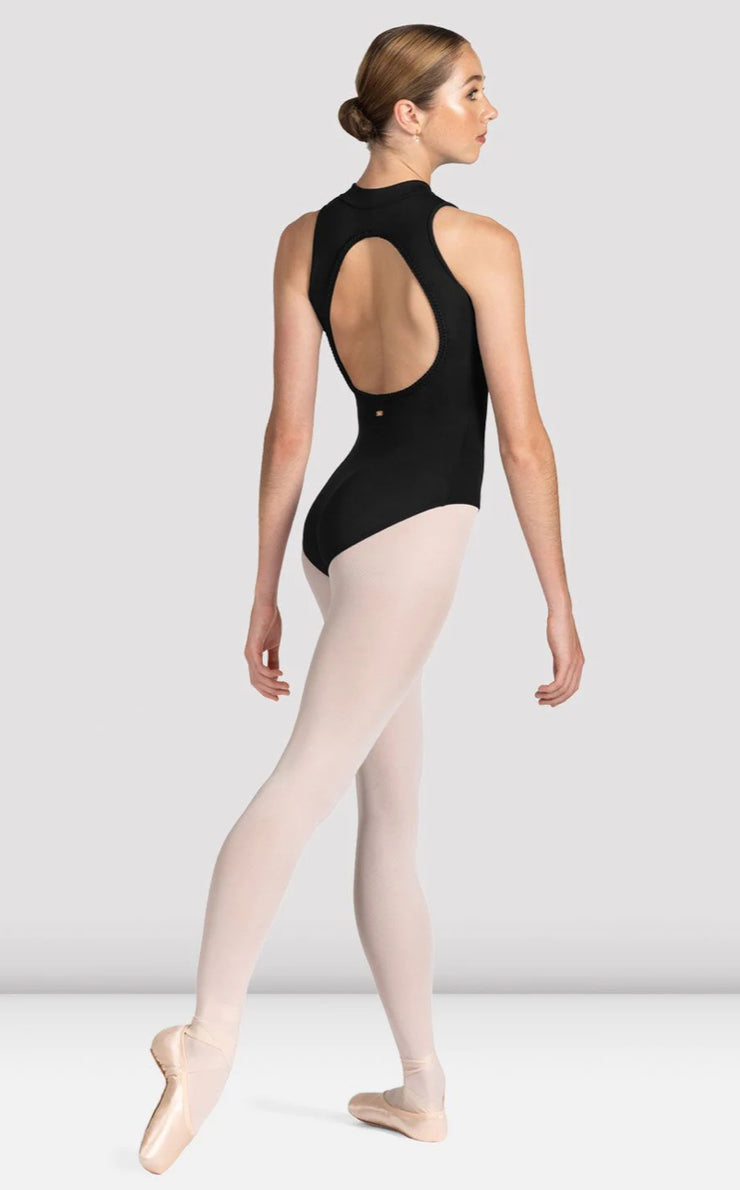 Mirella - Miami Zip Front Leotard - Adult (M3114LM) - Black