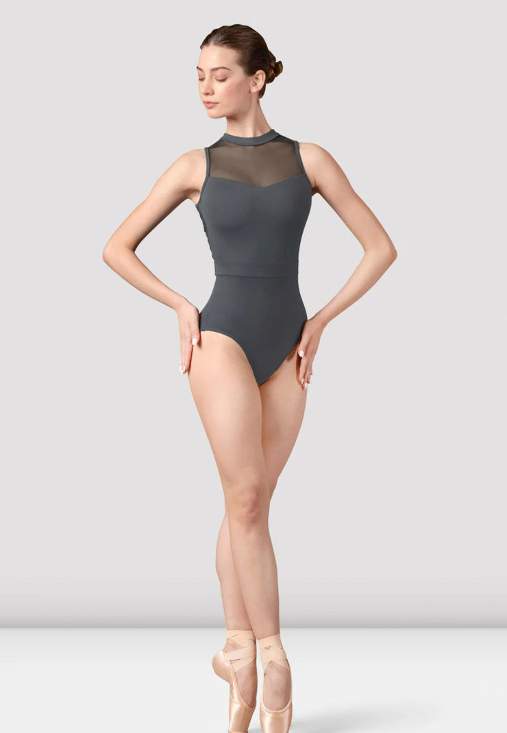 Bloch - Leony Open Back Leotard - Adult (L8425) - Graphite