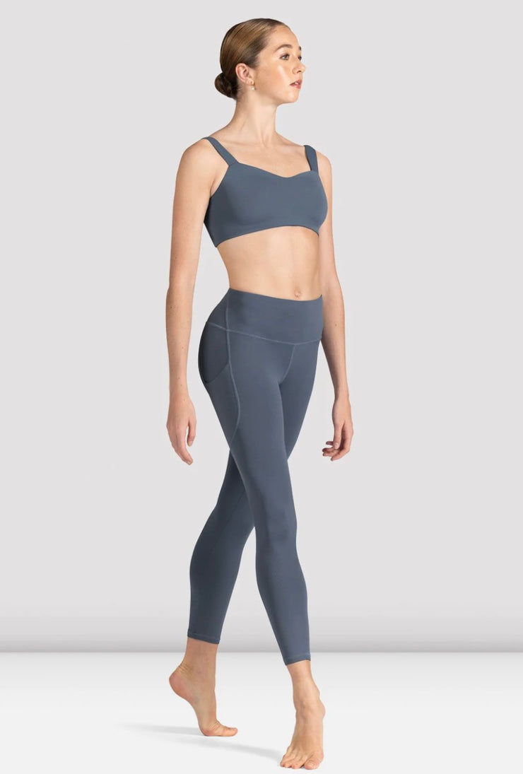 Bloch - Sarai Camisole Crop Top - Adult (Z1117) - Graphite Grape