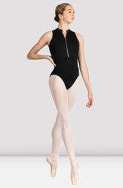 Mirella - Miami Zip Front Leotard - Adult (M3114LM) - Black