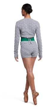 Bloch - Knit Wrap Top - Adult (Z5239) - Gray