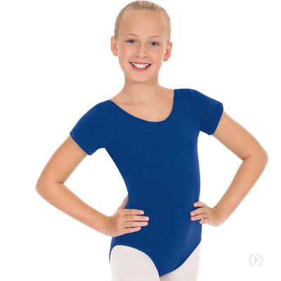 Eurotard - Short Sleeve Leotard - Child (44475C) - Royal