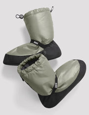 Bloch - Metallic Warm Up Booties (IM009BM) - Olive Metallic