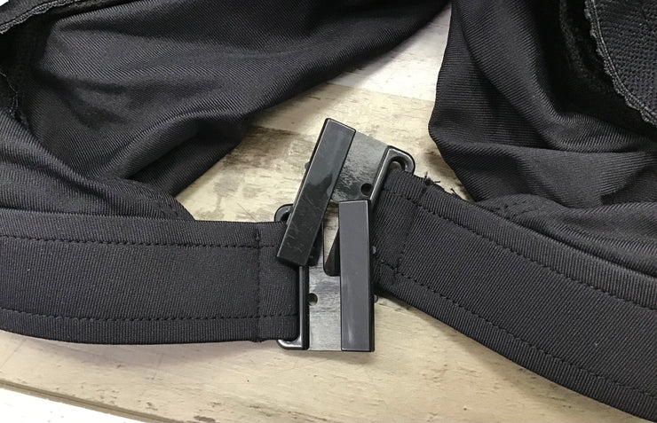 Danz N Motion - Twist Front Mesh Top - Adult (19300A) - Black - Final Sale