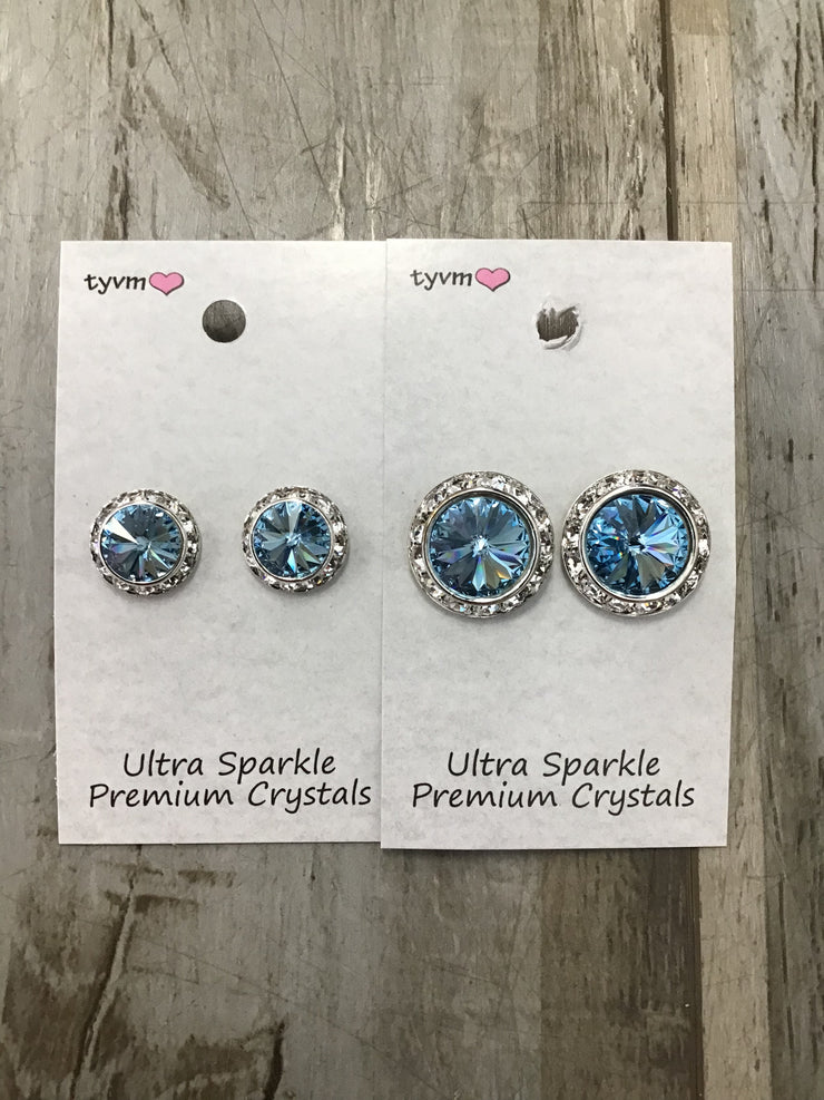 Thank You Very Much - Ultra Sparkle Center Stone Earring - Various Colors