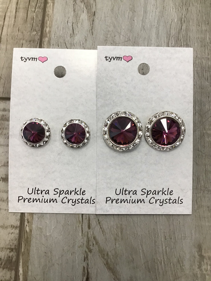 Thank You Very Much - Ultra Sparkle Center Stone Earring - Various Colors