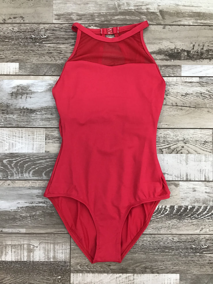Lulli Dancewear - Lucy High Neck Leotard - Adult (LUB813) - Dark Red