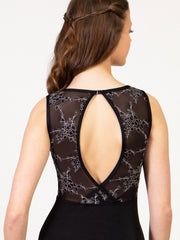 Suffolk - Soiree Illusion Sweetheart Leotard - Adult (2658A) - Black