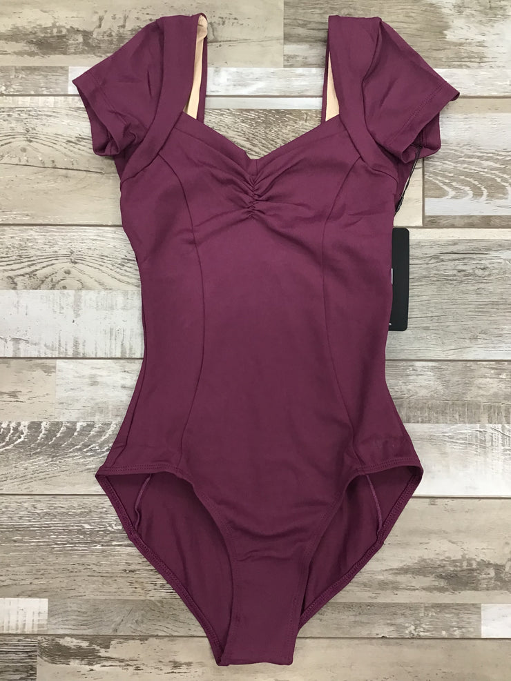 Lulli Dancewear - Aya Short Sleeve Leotard - Adult (LUB887) - Wine