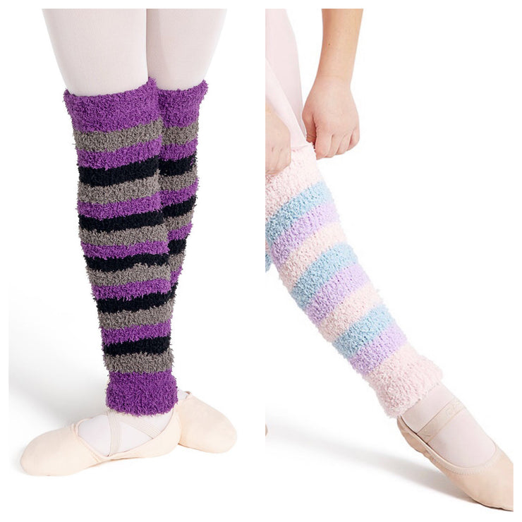 Capezio - 12"/18" Striped Pamper Warmer Legwarmer - Child/Adult (CK10983C/CK10984W) - Various Colors