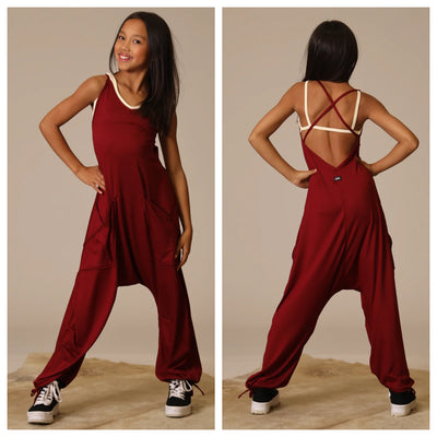Tiger Friday - Baby Soft Long Romper - Child/Adult - Garnet