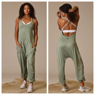 Tiger Friday - Baby Soft Long Romper - Child/Adult - Eucalyptus