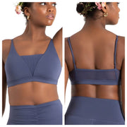 Capezio - Wildflower Iris Mesh Bra Top - Adult (12090W) - Crown Blue
