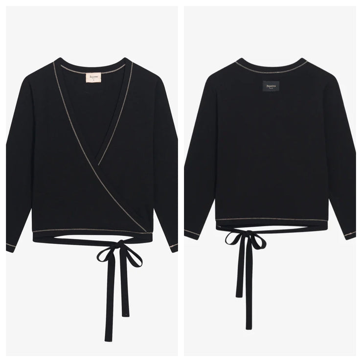 Repetto - Wrap-Over - Adult (S0555) - Black