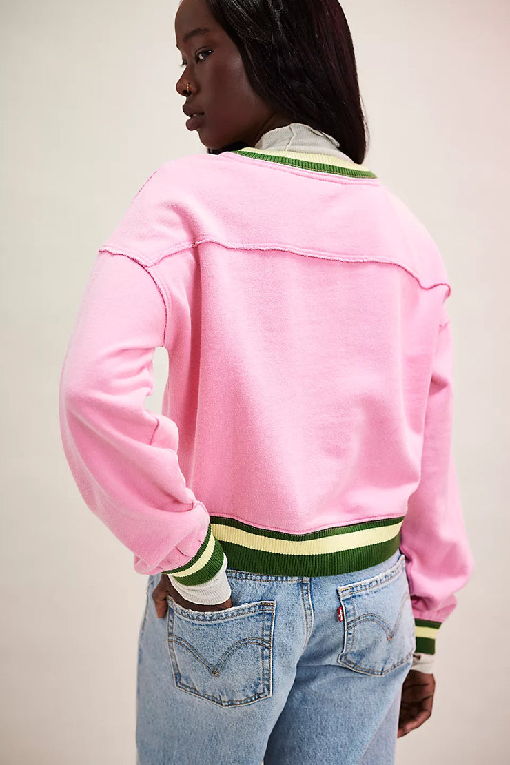 Free People Movement - Rio Sweatshirt (OB1999041-6602) - Pinky Promise Combo - Final Sale