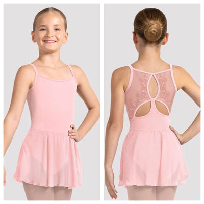 Bloch - Poppy Camisole Skirted Leotard - Child (CL4217) - Candy Pink