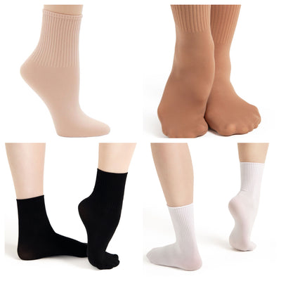 Capezio - Ribbed Dance Sock (BG022) - Assorted Colors