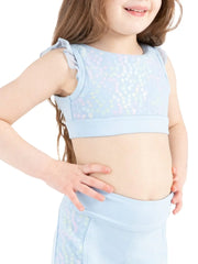 Capezio - Flower Fairy Petal Top - Child (12224C) - Light Blue