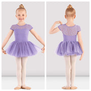 Mirella - Majesty Cap Sleeve Tutu Dress - Child (M1564C-LLC) - Lilac