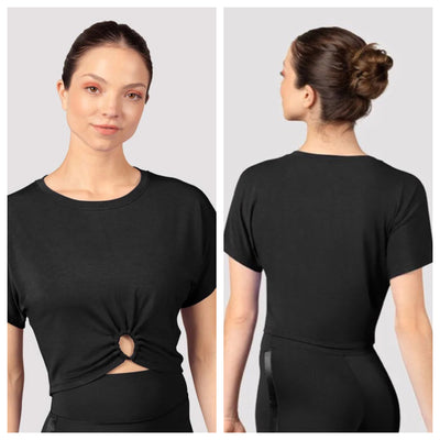 Mirella - Ladies Majesty Crop Top - Ladies (M750L-BLK) - Black