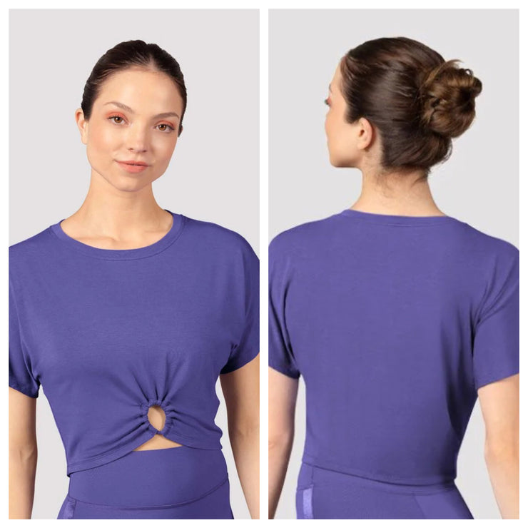 Mirella - Ladies Majesty Crop Top - Ladies (M750L-TZN) - Tanzanite