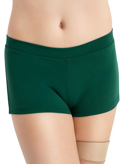 Capezio - Boycut Low Rise Shorts - Adult (TB113) - Dark Green