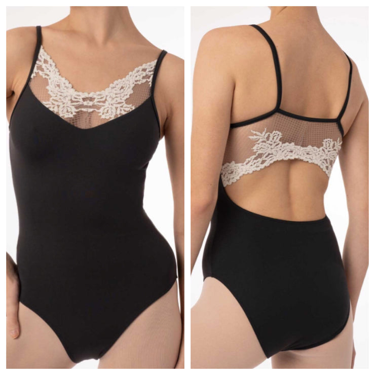 Intermezzo - Fortunata Leotard - Adult (31704) - Black