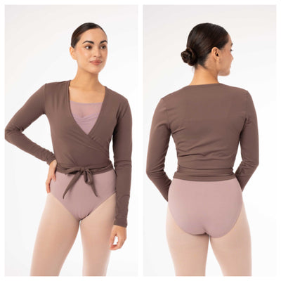 Intermezzo - Flavia Wrap Sweater - Adult (6643) - Mink (Vison)