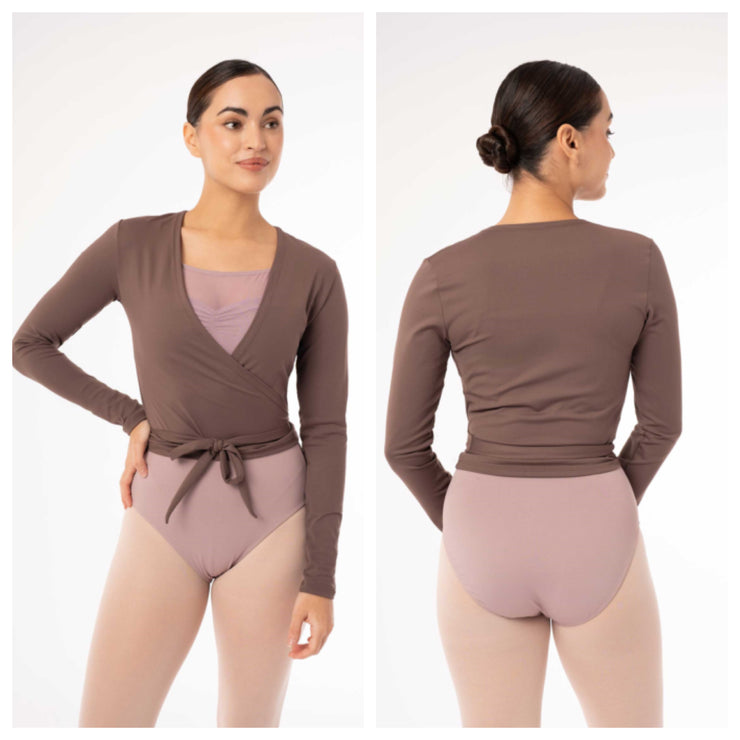 Intermezzo - Flavia Wrap Sweater - Adult (6643) - Mink (Vison)