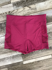 Capezio - Mesh Insert Short - Adult (MC825W) - Mulberry - Final Sale