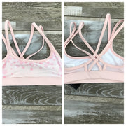 Bloch - Printed X Back Crop Top - Child (FT5023C) - Pink Final Sale