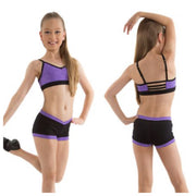 Energetiks - Sophia Crop Top - Child/Adult (CC116-PPR/AC116-PPR) - Party Purple - Final Sale