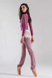 Barre Trash - Long Leg Warmer - Adult (BT-LW-Purple) - Thistle Purple