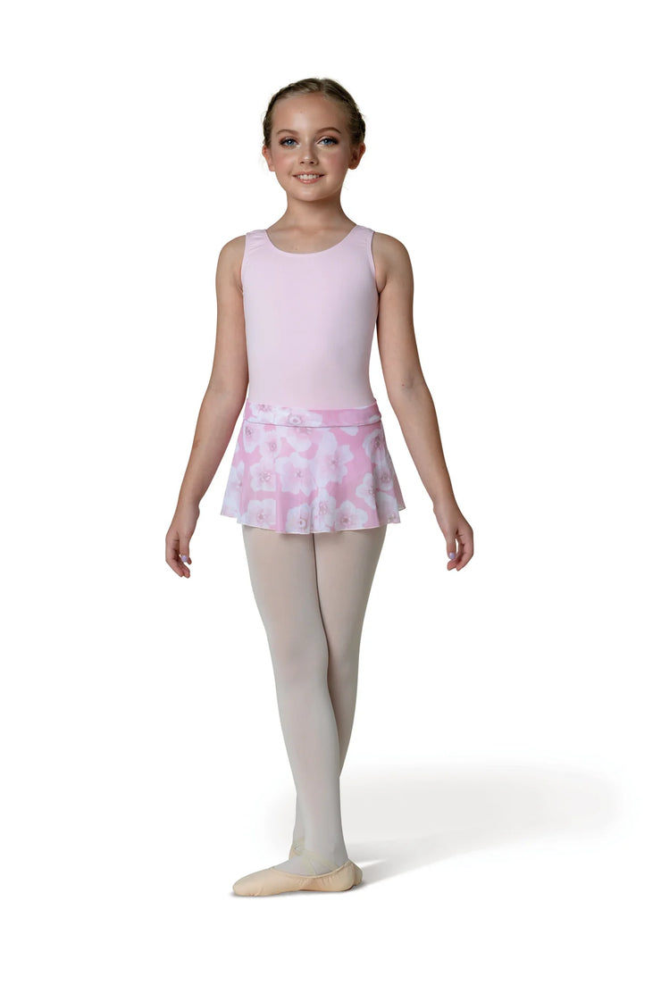 Danz N Motion - Floral Printed Skirts - Child (22405C) - Pink